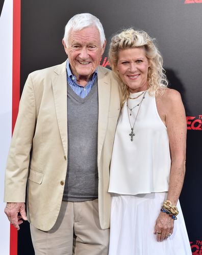 Orson Bean and his actress wife Alley Mills attend the premiere of The Equalizer 2 at TCL Chinese Theatre on July 17, 2018 in Hollywood, California