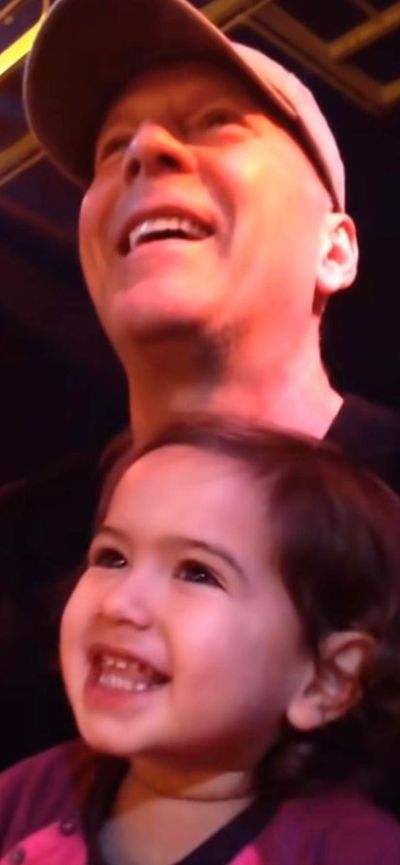 Bruce Willis and his daughter