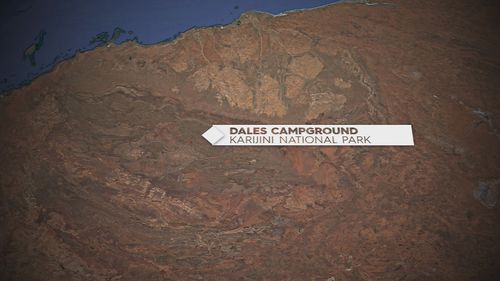 The two-year-old boy was attacked at ﻿the Dales Campground in the state's north on Friday night.