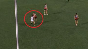 Collingwood player Nathan Murphy was livid after being hit by St Kilda&#x27;s Anthony Caminiti.