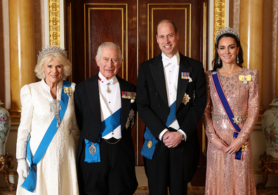 Queen Camilla, King Charles III, Prince William, Kate Middleton