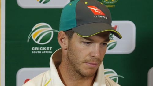 Tim Paine said Steve Smith and Cameron Bancroft 'weren't great' at seeing the reaction to the scandal. Picture: AAP