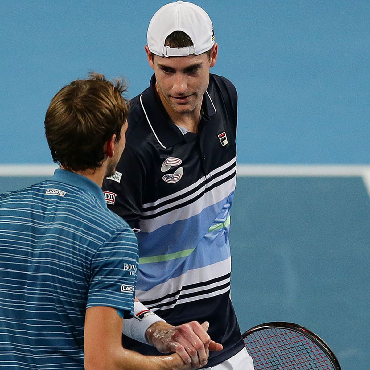 Atp Cup Usa Vs Russia John Isner Ass Kicked By Daniil Medvedev