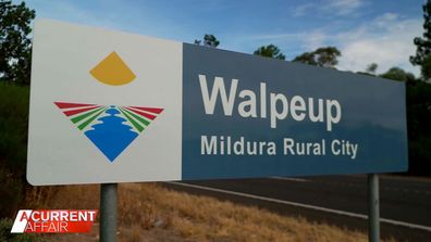 The outback town of Walpeup in north western Victoria.