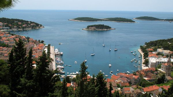 A file photograph of the Croatian party island of Hvar. (AAP)