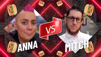 Anna Polyviou and Mitch Orr attempt to make an Angry Whopper