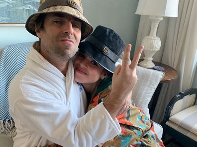 Liam Gallagher and his daughter Molly