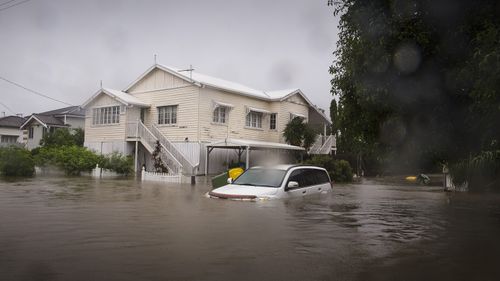 The flooding in Rosslea.