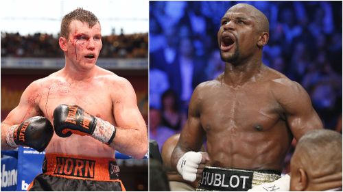 Horn has said he hopes to battle it out with boxing superstarm Floyd Mayweather. (AAP)
