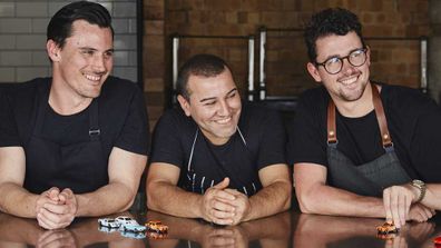 Chefs Guy Stanaway, Coskun Uysal and Charlie Carrington