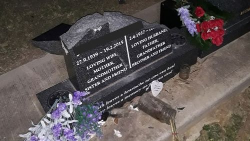 Dozens of gravestones have been desecrated at Sedgefield cemetery.