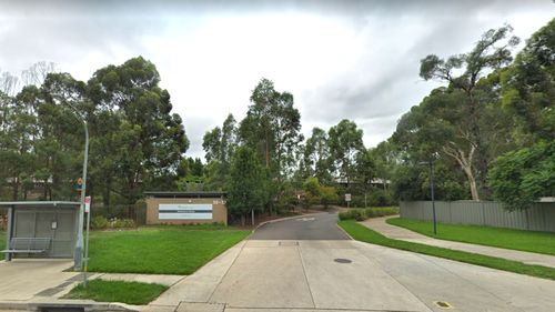 The entrance to Newmarch House in Sydney's west, where a coronavirus outbreak was started by an infected worker.