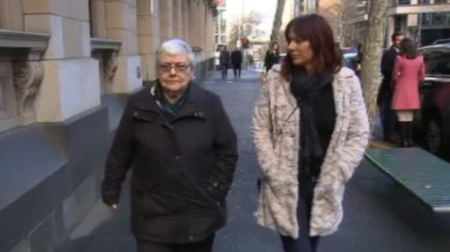 The mother and sister of Ms Chetcuti-Verbunt. (9NEWS)