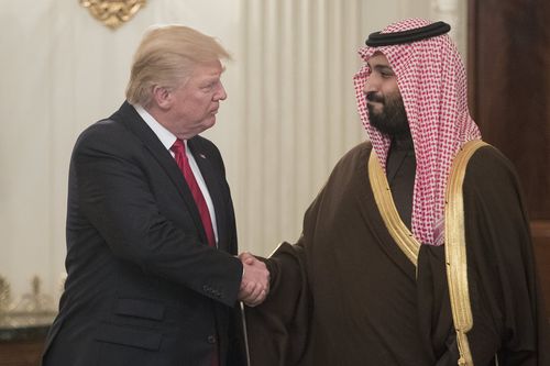 Trump, Mohammed bin Salman bin Abdulaziz Al Saud.