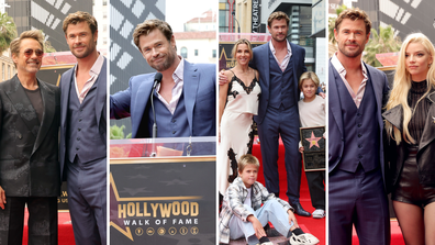 Chris Hemsworth Hollywood Walk of Fame ceremony