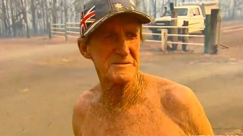 'Everything's gone': A resident hit hard by the bushfire emergency. 