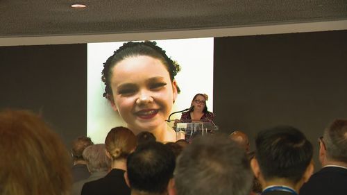 Emma Mason spoke at the United Nations ahead of Australia's social media ban.