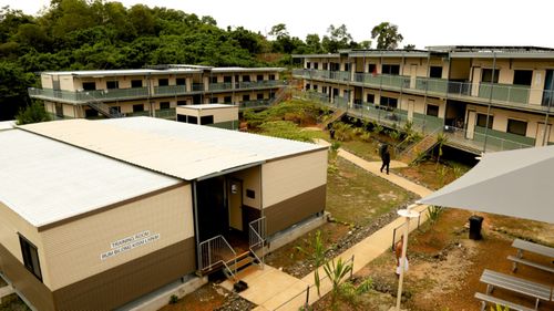 Manus Island detention centre after a police operation. (AAP)