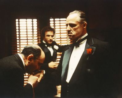 Marlon Brando as Don Vito Corleone in The Godfather.