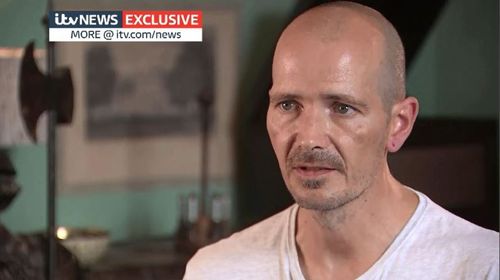 British Novichok poisoning victim Charlie Rowley has revealed for the first time how rapidly the deadly nerve agent took its effect. Picture: ITV News.