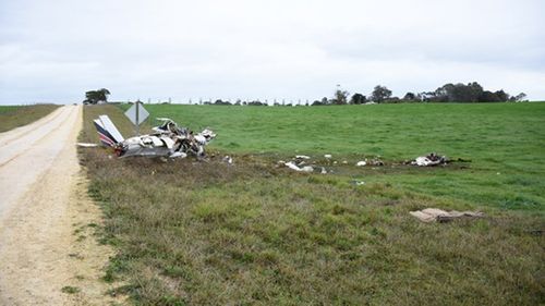 An Angel Flight plane crashed in a paddock shortly after take-off in 2017.