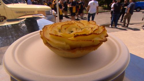 A Sydney bakery has raised $10,000 selling a specially created cottage pie in honour of  Prince Harry.