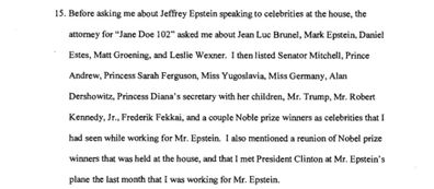 The testimony was made by Juan Alessi, a handyman at Jeffrey Epstein's Palm Beach mansion for several years