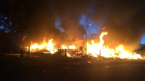 Beds are burning: mattresses aflame as fire rips through Adelaide factory