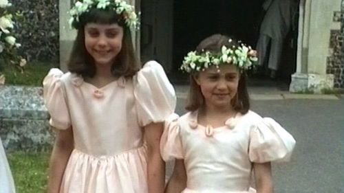 The Duchess of Cambridge and sister Pippa Middleton were bridesmaids at their uncle Gary Goldsmith’s wedding in 1991.