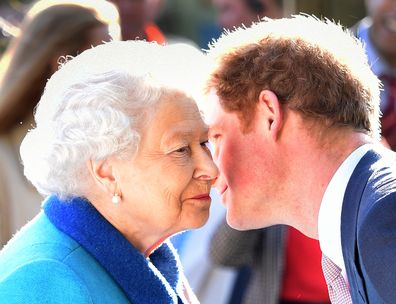 Harry and Queen Elizabeth