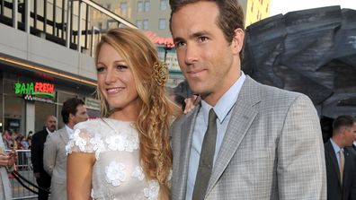 Blake Lively and Ryan Reynolds arrives at the "Green Lantern" Los Angeles Premiere held at at Grauman's Chinese Theatre on June 15, 2011 in Hollywood, California.