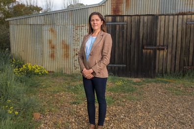 Kate at home in Molong. 