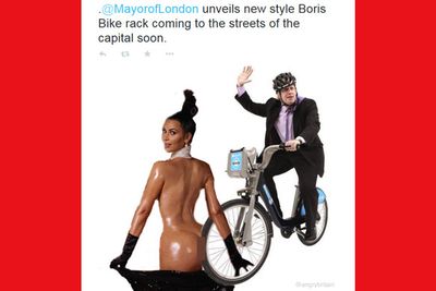 @AngryBritain: @MayorofLondon unveils new style Boris Bike rack coming to the streets of the capital soon.