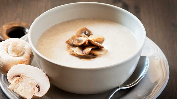 Susie Burrell's creamy chicken and mushroom soup