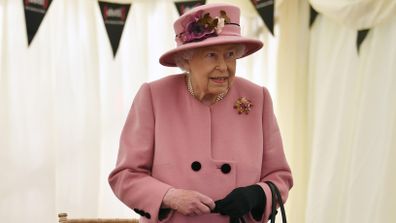 Britain's Queen Elizabeth II visits the Defence Science and Technology Laboratory (DSTL) at Porton Down, England