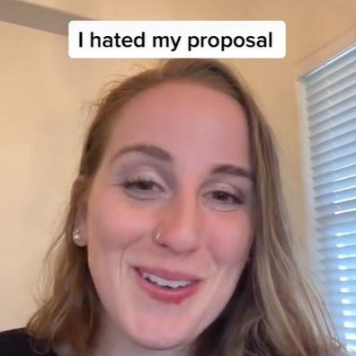 Woman hates engagement ring