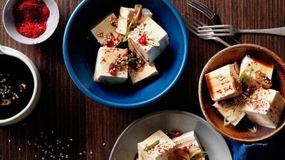 Hot weather calls for cool dishes - and we've got your covered, starting with our c<a href="http://kitchen.nine.com.au/2016/05/16/11/54/cold-tofu-with-vinegar-garlic-and-soy" target="_top">old tofu with vinegar, garlic and soy recipe</a>.<br />
<br />