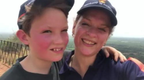 Jack pictured with his mother, Bonnie.