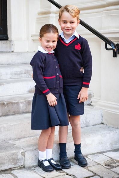 Princess Charlotte has joined brother Prince George at the preparatory school.