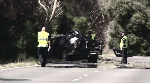 The prosecution argued George's ute veered into the left lane and clipped another car.