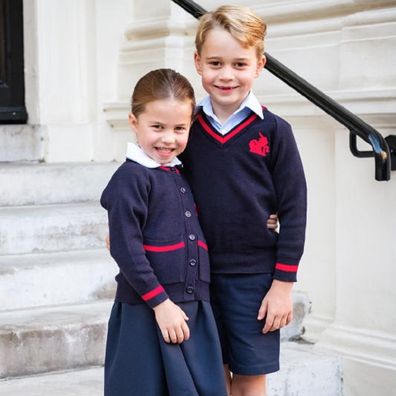 Princess Charlotte has joined brother Prince George at the preparatory school.
