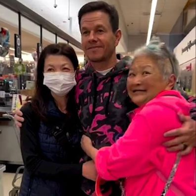 Mark Wahlberg visits local grocery shop first job