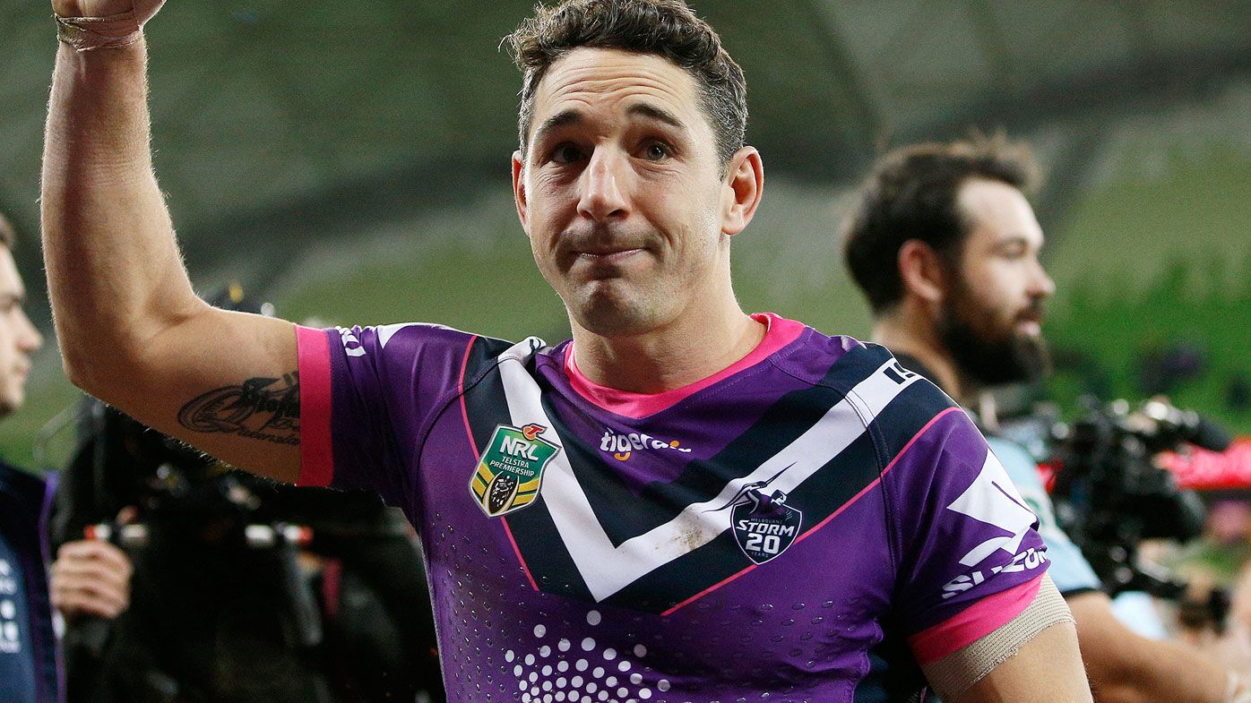 Melbourne Storm announce Billy Slater as shock omission for Penrith Panthers NRL game