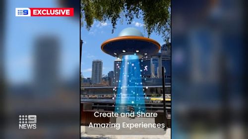 New augmented reality app shows Brisbane hotspots.
