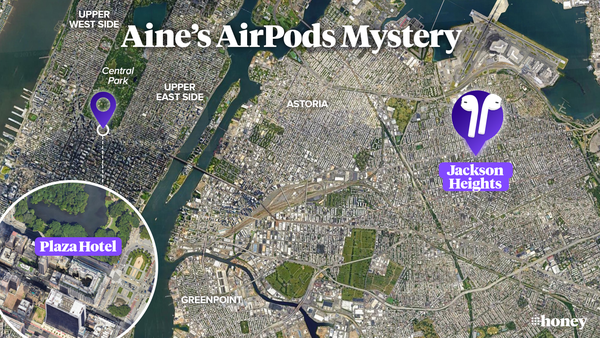 Tracking missing AirPods
