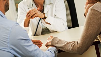 Couple at doctor