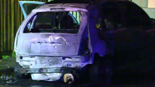 Car gutted in suspicious fire in Melbourne’s north