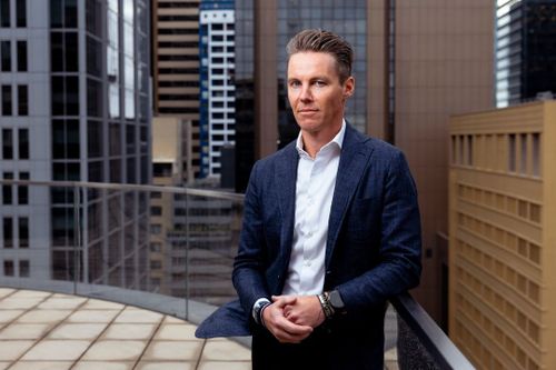     Il co-fondatore di Firmus Technologies, Oliver Curtis, a Sydney il 18 marzo 2026. Foto: Dominic Lorrimer