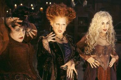 By far the softer, family-friendly option for Halloween, <i>Hocus Pocus</i> is about three witches who are resurrected on Halloween night, 300 years after being burned at the stake. It's up to two teenagers, a young girl (played by a young Thora Birch) and an immortal cat to end the witches reign of terror once and for all.<br/><br/>(Image: Walt Disney Pictures)
