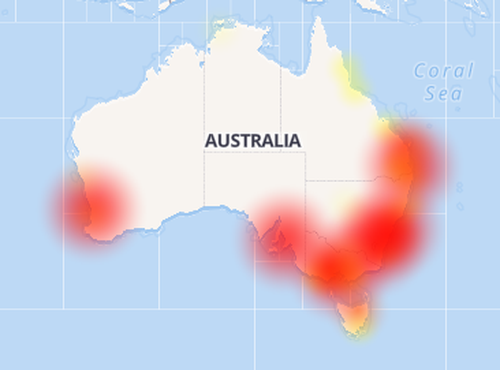Telstra users in most of the country's capitals have been hit by another outage. (Aussie Outages)